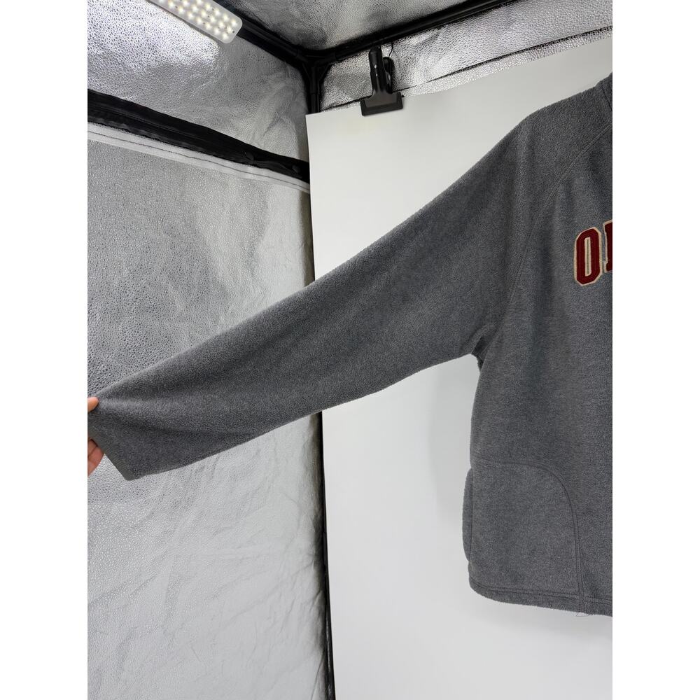 Y2K Old Navy Mens Fleece 1/4 Zip Pullover Sweatshirt Size 2X Gray Outdoor - Picture 4 of 9